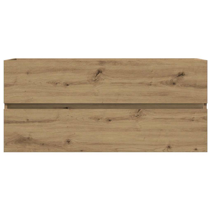 Dulap chiuvetă, stejar artizanal, 100x38,5x45 cm lemn prelucrat - WALTI WALTI