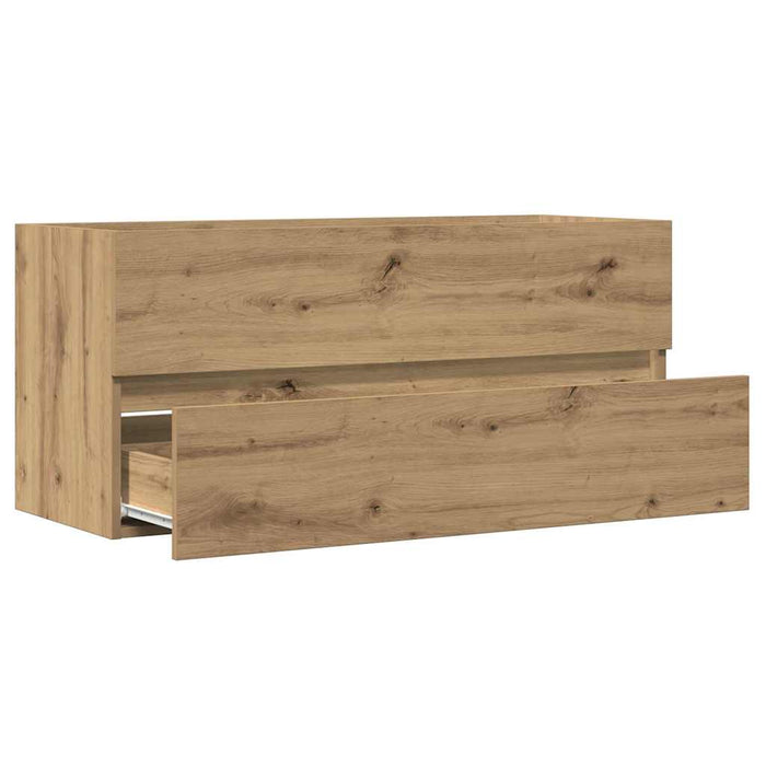 Dulap chiuvetă, stejar artizanal, 100x38,5x45 cm lemn prelucrat - WALTI WALTI
