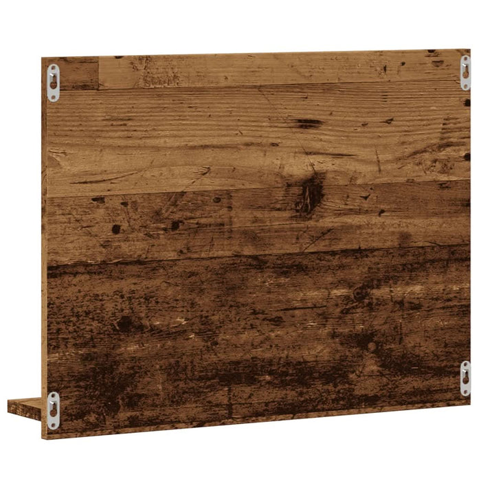 Dulap cu oglindă de baie, lemn vechi, 60x10,5x45 cm - WALTI WALTI