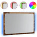 Oglindă de baie cu lumină LED, lemn vechi, 60x8,5x38 cm - WALTI WALTI