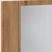 Dulap cu oglindă & LED stejar artizanal 60x12x45 cm lemn - WALTI WALTI