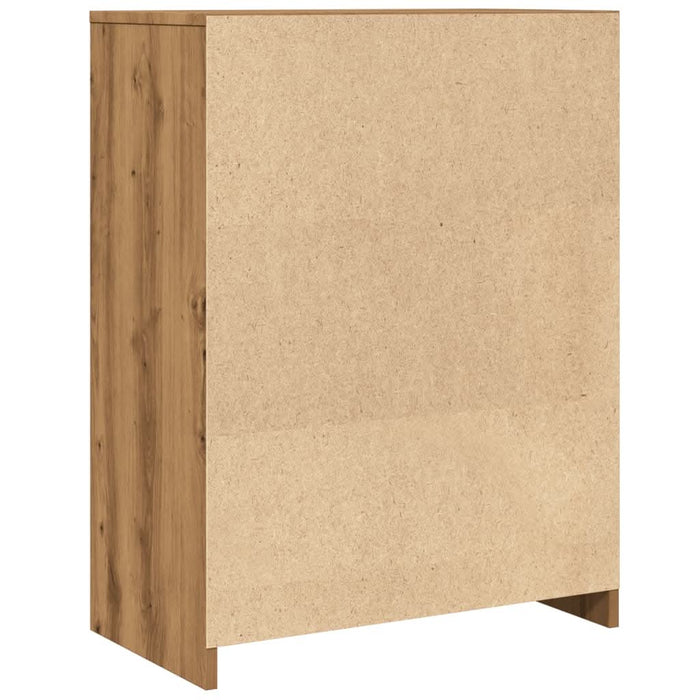 Dulap pentru baie stejar artizanal, 60x33x80 cm, lemn prelucrat - WALTI WALTI