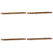 Rafturi perete 4 buc., lemn vechi, 40x10x1,5 cm, lemn prelucrat - WALTI WALTI