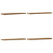 Rafturi de perete, 4 buc., stejar artizanal, 40x10x1,5 cm, lemn - WALTI WALTI