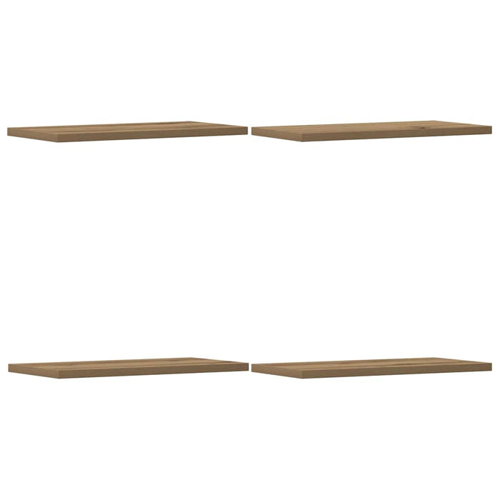 Rafturi de perete, 4 buc., stejar artizanal, 40x20x1,5 cm, lemn - WALTI WALTI