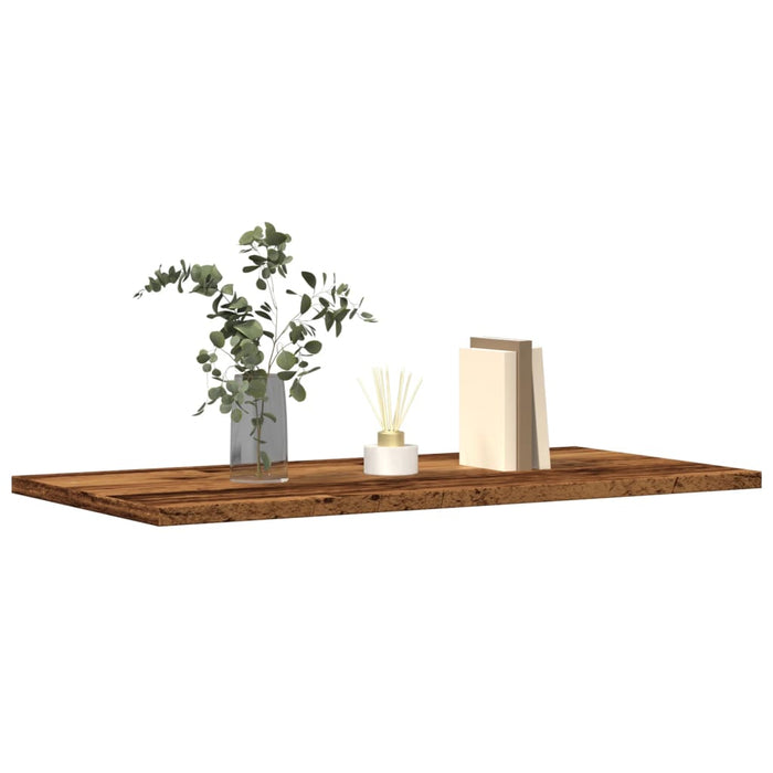 Rafturi perete 4 buc., lemn vechi, 60x30x1,5 cm, lemn prelucrat - WALTI WALTI