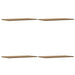 Rafturi de perete, 4 buc., stejar artizanal, 60x30x1,5 cm, lemn - WALTI WALTI