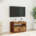 Dulap TV cu lumini LED lemn vechi 60x35x40 cm lemn prelucrat - WALTI WALTI