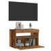 Dulap TV cu lumini LED lemn vechi 60x35x40 cm lemn prelucrat - WALTI WALTI