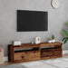 Dulapuri TV cu lumini LED, 2 buc., lemn vechi, lemn prelucrat - WALTI WALTI