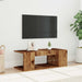 Dulap TV cu lumini LED lemn vechi 90x39x30 cm lemn prelucrat - WALTI WALTI