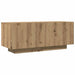Dulap TV, stejar artizanal, 100x35x40 cm, lemn prelucrat - WALTI WALTI