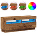 Dulap TV cu lumini LED lemn vechi 100x35x40 cm lemn prelucrat - WALTI WALTI