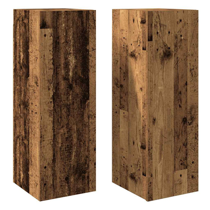 Dulapuri TV, 2 buc., lemn vechi, 30,5x30x90 cm, lemn prelucrat - WALTI WALTI