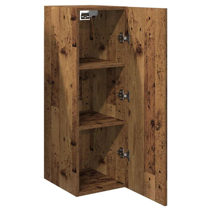 Dulapuri TV, 2 buc., lemn vechi, 30,5x30x90 cm, lemn prelucrat - WALTI WALTI