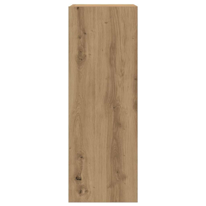 Dulap TV, stejar artizanal, 30,5x30x90 cm, lemn prelucrat - WALTI WALTI