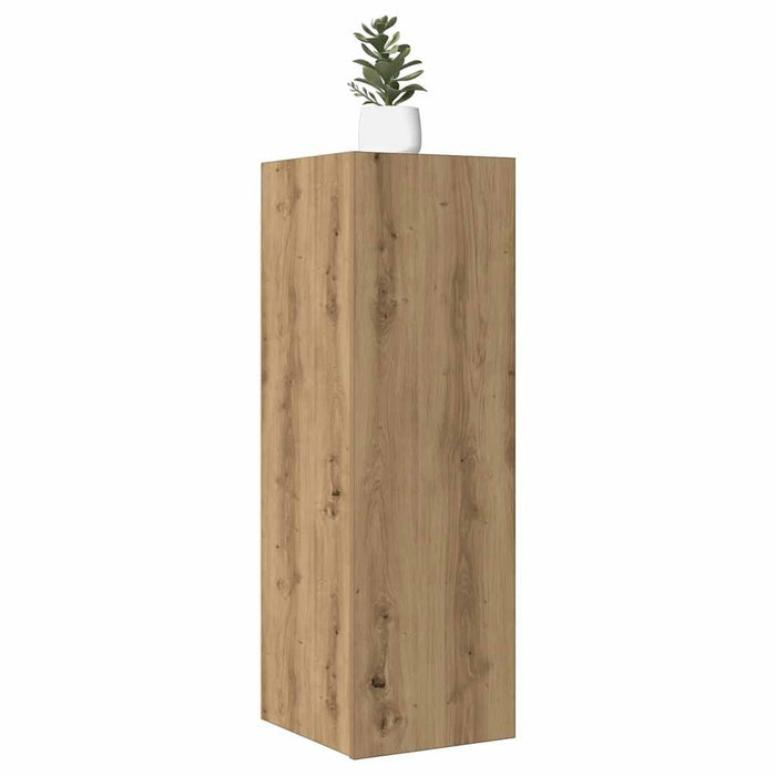 Dulapuri TV 2 buc. stejar artizanal 30,5x30x90cm lemn prelucrat - WALTI WALTI