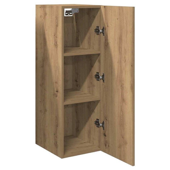 Dulapuri TV 2 buc. stejar artizanal 30,5x30x90cm lemn prelucrat - WALTI WALTI