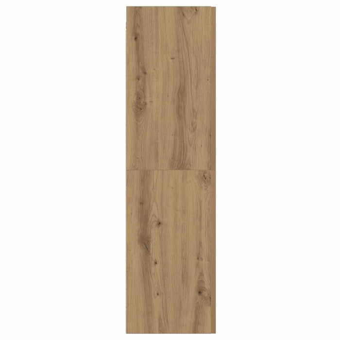 Dulap TV, stejar artizanal, 30,5x30x110 cm, lemn prelucrat - WALTI WALTI