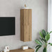 Dulap TV, stejar artizanal, 30,5x30x110 cm, lemn prelucrat - WALTI WALTI