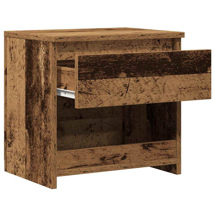 Noptiere 2 buc. Lemn vechi 40x30x39 cm Lemn prelucrat - WALTI WALTI