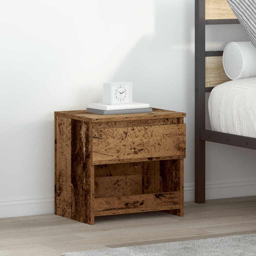 Noptiere 2 buc. Lemn vechi 40x30x39 cm Lemn prelucrat - WALTI WALTI