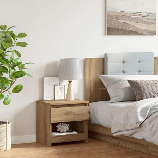 Noptiera Artisan Stejar 40x30x39 cm Lemn prelucrat - WALTI WALTI