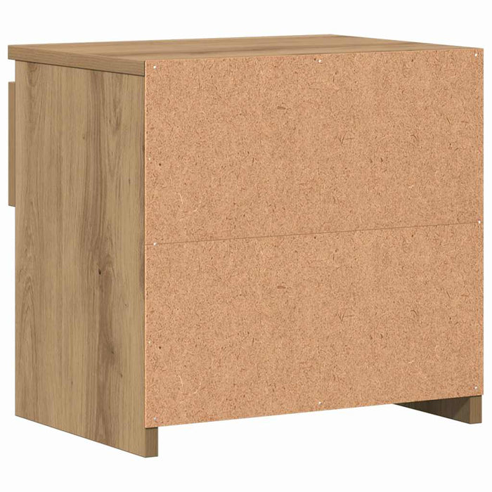 Noptiere 2 buc Stejar Artisan 40x30x39 cm Lemn prelucrat - WALTI WALTI