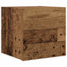 Dulap TV montaj pe perete, lemn vechi, 30,5x30x30 cm - WALTI WALTI