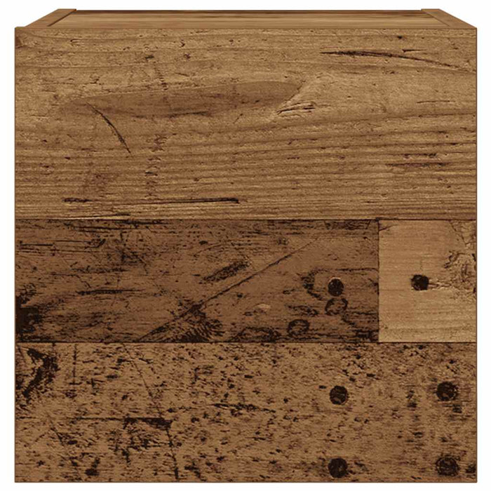 Dulap TV montaj pe perete, lemn vechi, 30,5x30x30 cm - WALTI WALTI