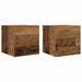 Dulapuri TV de perete, 2 buc., lemn vechi, 30,5x30x30 cm - WALTI WALTI