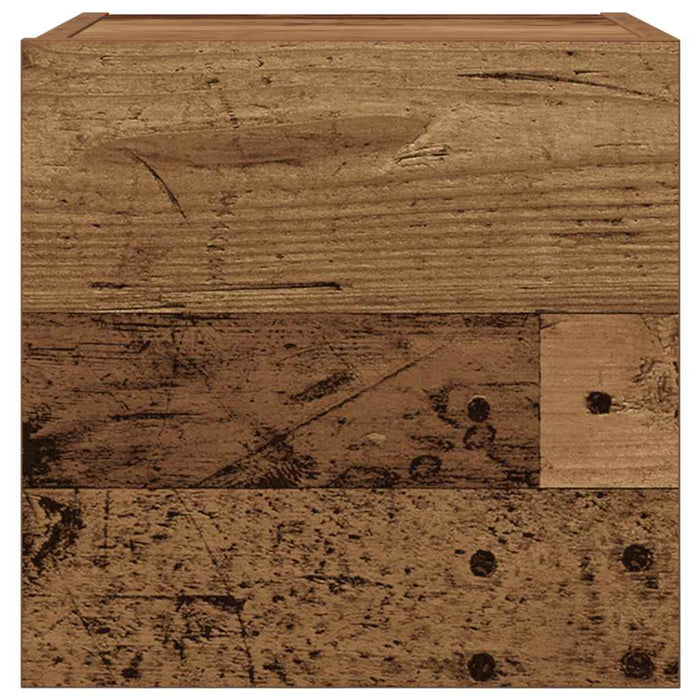 Dulapuri TV de perete, 2 buc., lemn vechi, 30,5x30x30 cm - WALTI WALTI