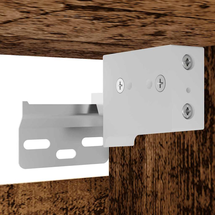 Dulapuri TV de perete, 2 buc., lemn vechi, 30,5x30x30 cm - WALTI WALTI