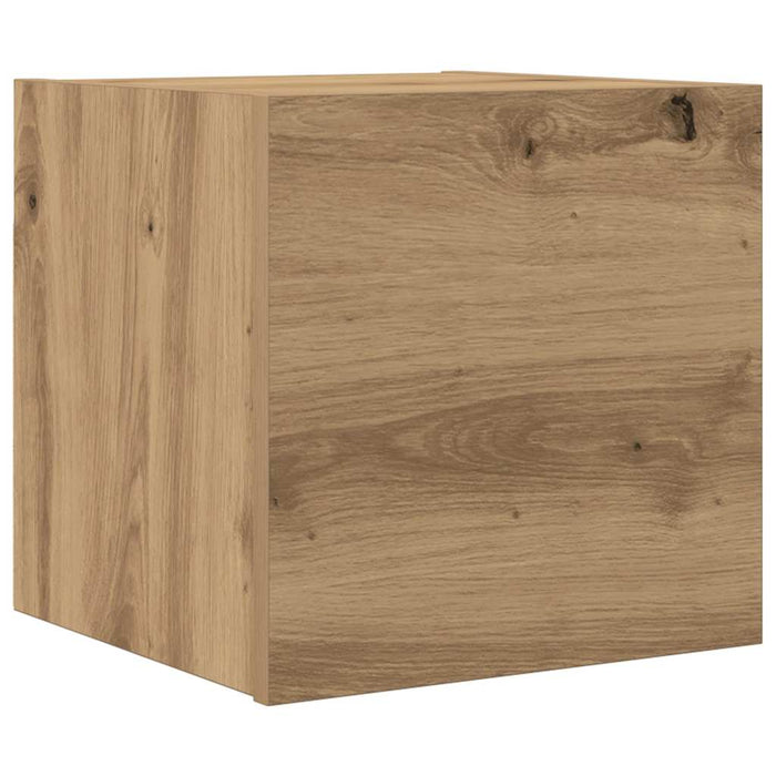 Dulap TV montaj pe perete, stejar artizanal, 30,5x30x30 cm - WALTI WALTI