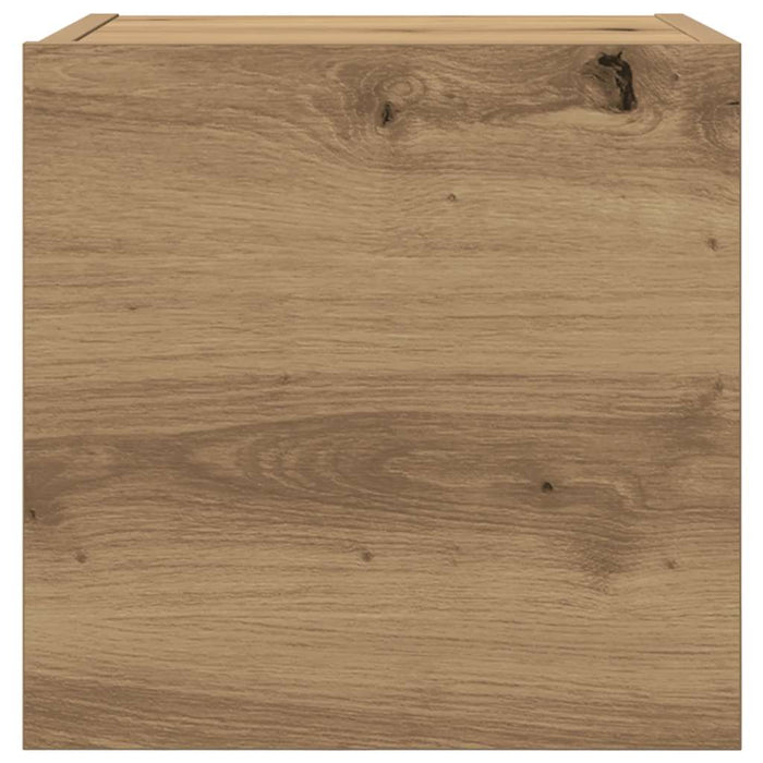 Dulap TV montaj pe perete, stejar artizanal, 30,5x30x30 cm - WALTI WALTI