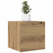 Dulapuri TV montaj perete 2 buc. stejar artizanal 30,5x30x30 cm - WALTI WALTI