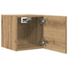 Dulapuri TV montaj perete 2 buc. stejar artizanal 30,5x30x30 cm - WALTI WALTI