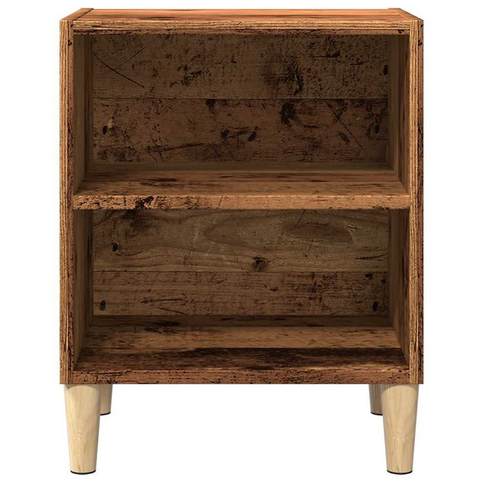 Noptiere 2 buc. Lemn vechi 40x30x50 cm Lemn prelucrat - WALTI WALTI