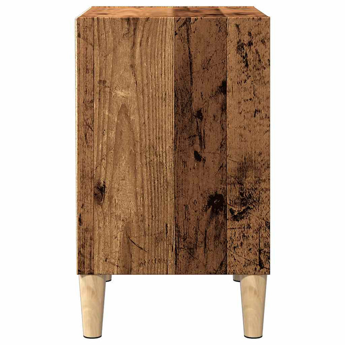 Noptiere 2 buc. Lemn vechi 40x30x50 cm Lemn prelucrat - WALTI WALTI