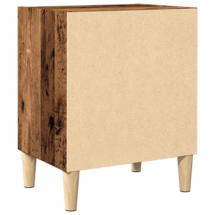 Noptiere 2 buc. Lemn vechi 40x30x50 cm Lemn prelucrat - WALTI WALTI