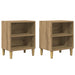 Noptiere 2 buc Stejar artizanal 40x30x50 cm Lemn prelucrat - WALTI WALTI