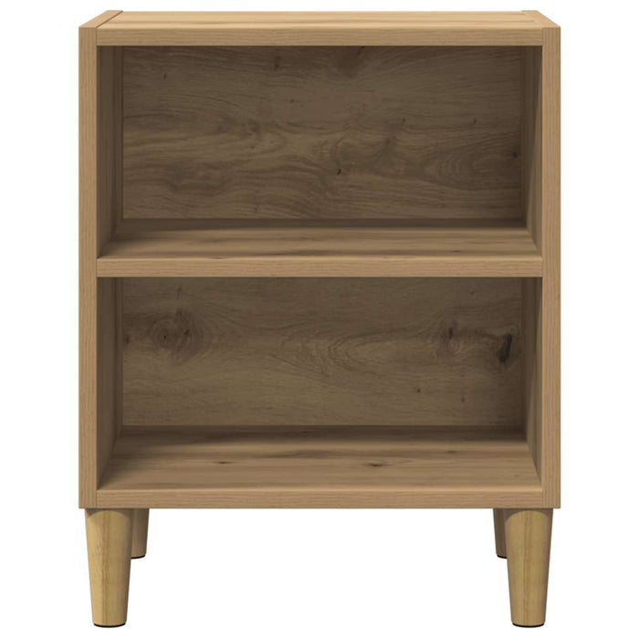 Noptiere 2 buc Stejar artizanal 40x30x50 cm Lemn prelucrat - WALTI WALTI