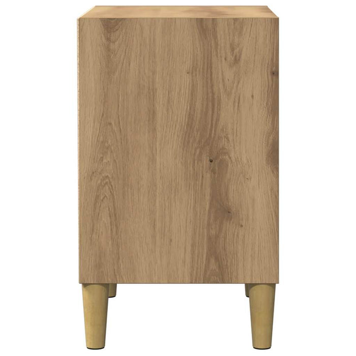 Noptiere 2 buc Stejar artizanal 40x30x50 cm Lemn prelucrat - WALTI WALTI