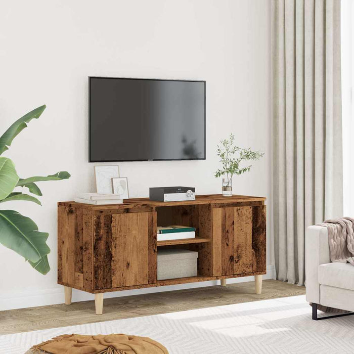 Dulap TV, lemn vechi, 102x35x50 cm, lemn prelucrat - WALTI WALTI