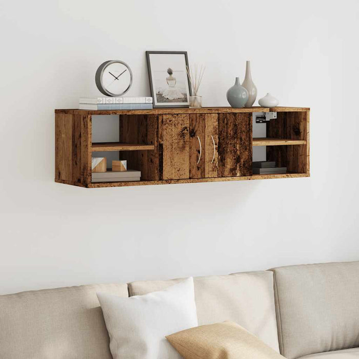 Dulap de perete, lemn vechi, 102x30x29 cm, lemn compozit - WALTI WALTI
