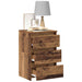 Noptiere, 2 buc., lemn vechi, 40x35x62,5 cm, lemn prelucrat - WALTI WALTI