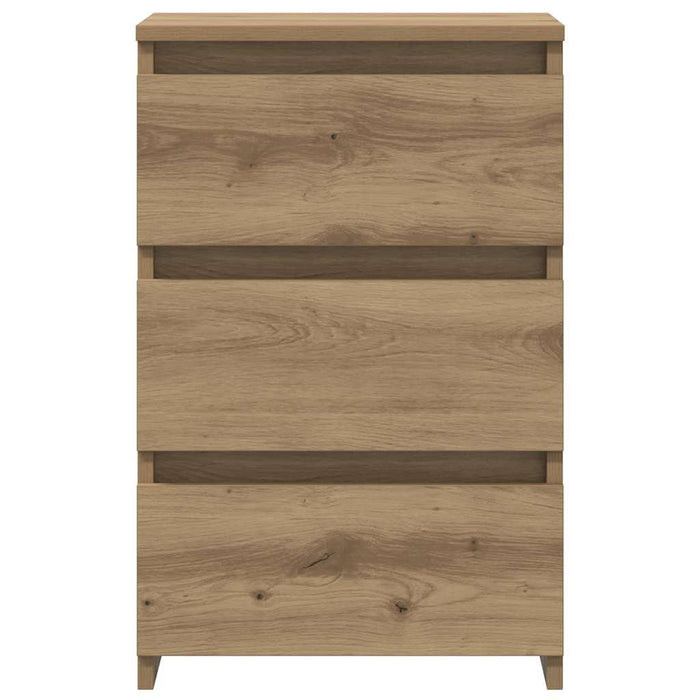 Noptiere, 2 buc., stejar artizanal 40x35x62,5 cm lemn prelucrat - WALTI WALTI