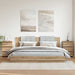 Noptiere, 2 buc., stejar artizanal 40x35x62,5 cm lemn prelucrat - WALTI WALTI