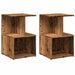 Noptiere 2 buc Lemn vechi 35x35x55 cm Lemn de prelucrare - WALTI WALTI