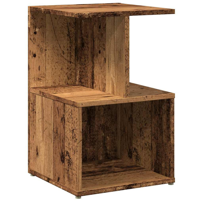 Noptiere 2 buc Lemn vechi 35x35x55 cm Lemn de prelucrare - WALTI WALTI
